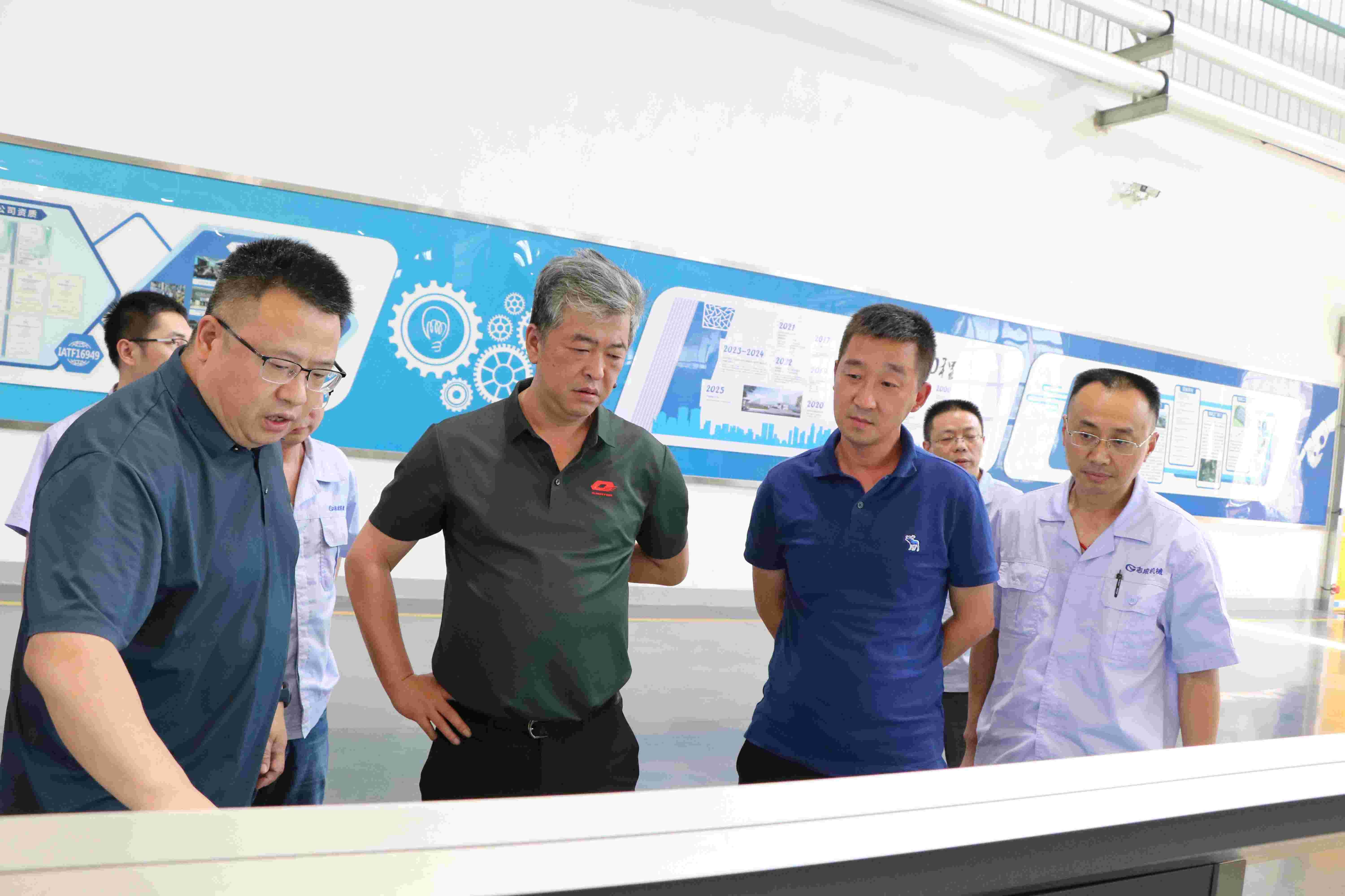錢(qián)江摩托總裁蒞臨志成機(jī)械！